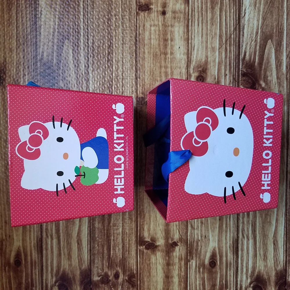 Hello Kitty Red/White Journal & Notebook Set Stationary Office Notepad Sanrio